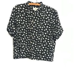 Vintage Floral Talbots Button Down